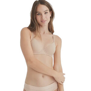 Aerie Smoothez Lightly Lined Bra Full Coverage Beige Size Women's Size 32C NWT
